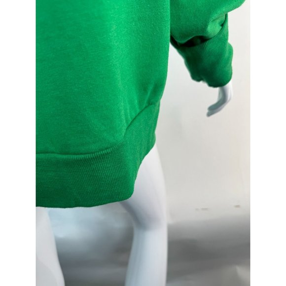 MAD Engine Ugly Christmas Holiday Cat Gift Sweatshirt Medium Green Cotton Blend - Picture 15 of 16